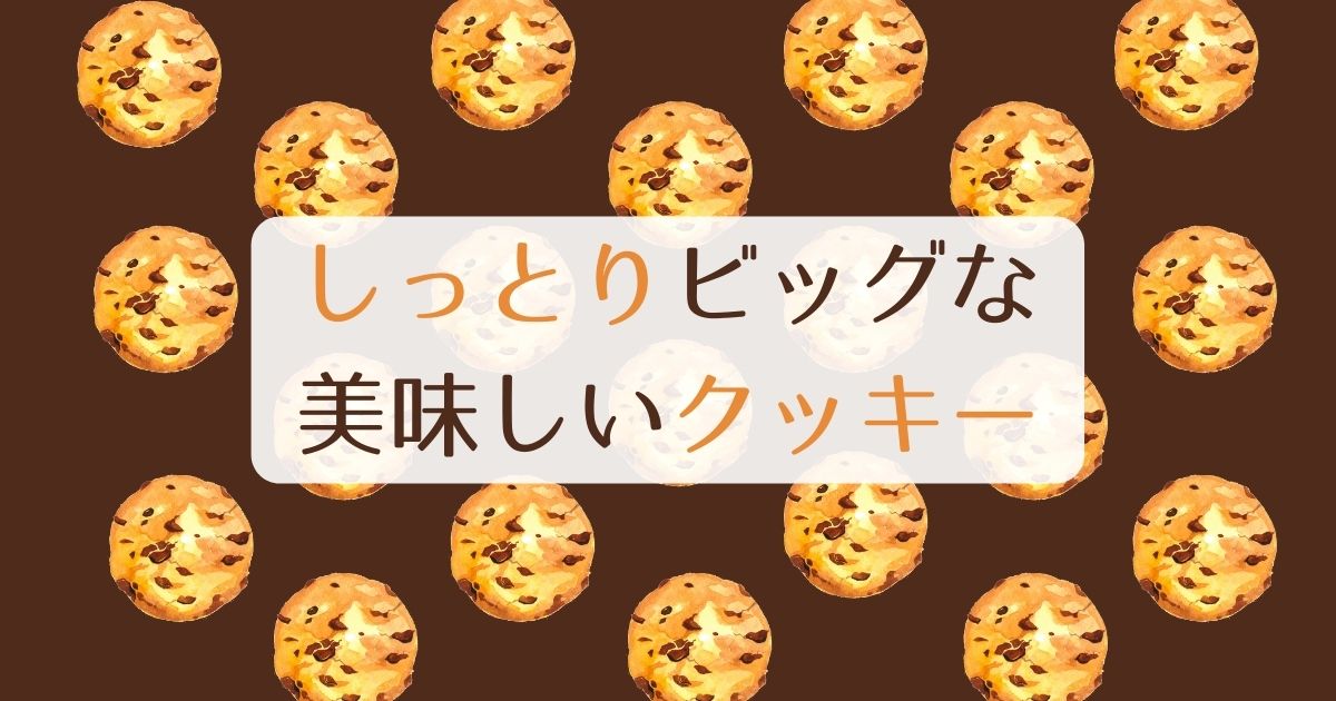 You are currently viewing しっとりビッグな美味しいクッキー